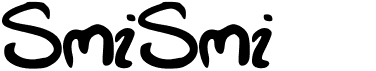 preview image of the SmiSmi font