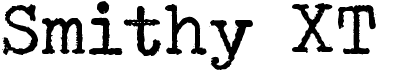 preview image of the Smithy XT font