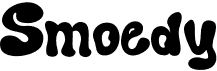 preview image of the Smoedy font