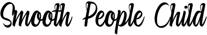 preview image of the Smooth People Child font