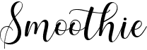 preview image of the Smoothie font