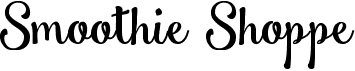 preview image of the Smoothie Shoppe font