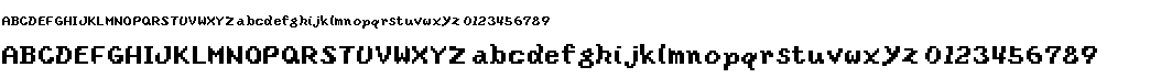 preview image of the SMW2: Yoshi's Island font