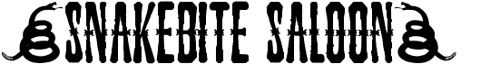 preview image of the Snakebite Saloon font