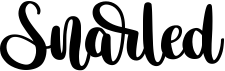preview image of the Snarled font
