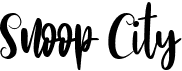 preview image of the Snoop City font
