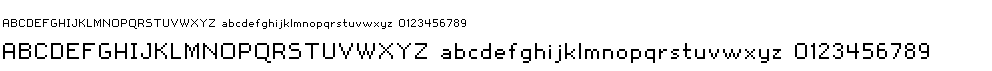 preview image of the Snoot.org px10 font