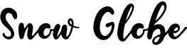 preview image of the Snow Globe font