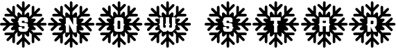 preview image of the Snow Star Type font