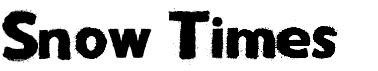 preview image of the Snow Times font