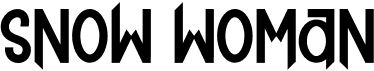 preview image of the Snow Woman font