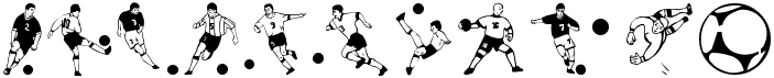 preview image of the Soccer Dance font
