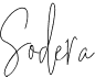 preview image of the Sodera font