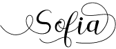 preview image of the Sofia font