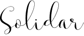 preview image of the Solidar font