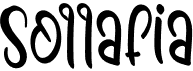 preview image of the Sollafia font