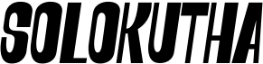 preview image of the Solokutha font