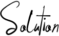 preview image of the Solution font