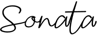 preview image of the Sonata font