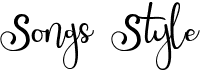preview image of the Songs Style font