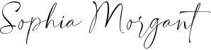 preview image of the Sophia Morgant font
