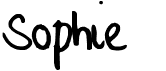 preview image of the Sophie font