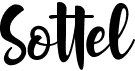 preview image of the Sottel font