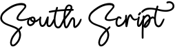 preview image of the South Script font