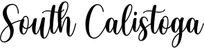 preview image of the South Calistoga font