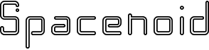 preview image of the Spacenoid font