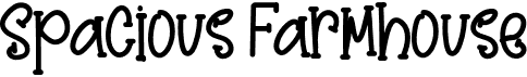preview image of the Spacious Farmhouse font