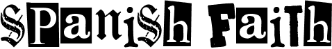 preview image of the Spanish Faith font