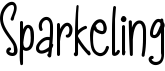 preview image of the Sparkeling font