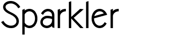 preview image of the Sparkler font