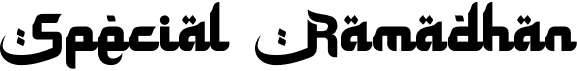 preview image of the Special Ramadhan font