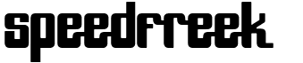 preview image of the SpeedFreek font