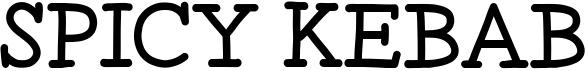 preview image of the Spicy Kebab font
