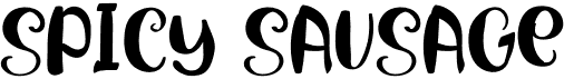 preview image of the Spicy Sausage font