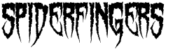 preview image of the Spiderfingers font