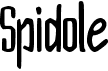 preview image of the Spidole font