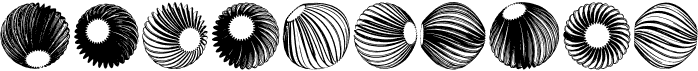preview image of the Spiral Object 3D font