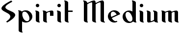preview image of the Spirit Medium font