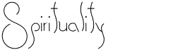 preview image of the Spirituality font
