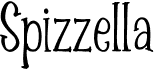 preview image of the Spizzella font