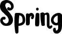 preview image of the Spring font