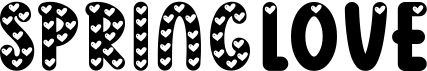 preview image of the Spring Love Display font