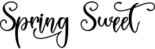 preview image of the Spring Sweet font