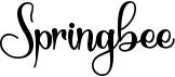 preview image of the Springbee font