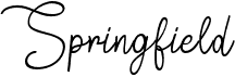 preview image of the Springfield font