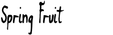 preview image of the Spring Fruit font